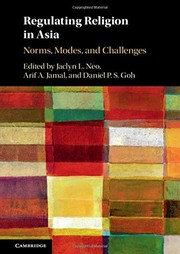 Front cover of Regulating Religion in Asia by Jaclyn L. Neo