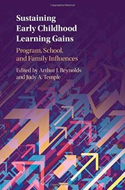 Front cover of Sustaining Early Childhood Learning Gains by Arthur J. Reynolds