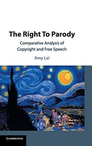 Front cover of The Right To Parody by Amy Lai