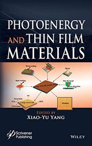 Front cover of Photoenergy and Thin Film Materials by Xiao-Yu Yang