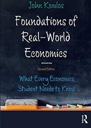Cover of Foundations of Real-World Economics by John Komlos