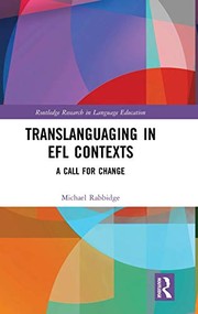 Cover of Translanguaging in EFL Contexts by Michael Rabbidge