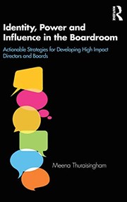 Front cover of Identity, Power and Influence in the Boardroom by Meena Thuraisingham