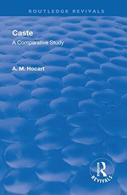 Front cover of Revival : Caste by Arthur Maurice Hocart
