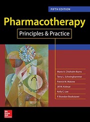 Front cover of Pharmacotherapy Principles and Practice, Fifth Edition by Marie Chisholm-Burns