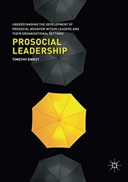 Front cover of Prosocial Leadership by Timothy Ewest