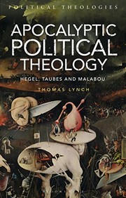 Front cover of Apocalyptic Political Theology by Thomas Lynch