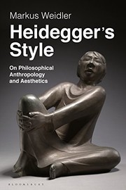 Cover of Heidegger's Style by Markus Weidler