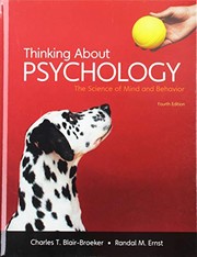 Front cover of Thinking About Psychology, High School Version by Charles T. Blair-Broeker