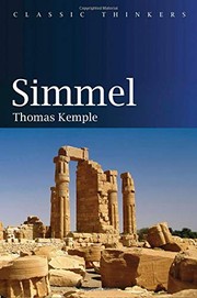 Cover of Simmel by Thomas Kemple
