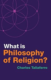 Cover of What is Philosophy of Religion? by Charles Taliaferro