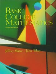 Cover of Basic College Mathematics by Jeffrey Slater