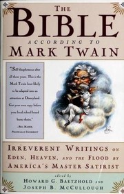 Front cover of The Bible according to Mark Twain by Mark Twain