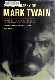 Front cover of Autobiography of Mark Twain, Volume 1 by Mark Twain