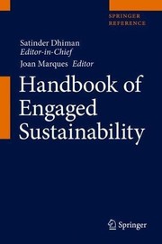 Front cover of Handbook of Engaged Sustainability by Satinder Dhiman
