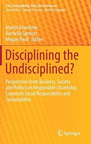 Front cover of Disciplining the Undisciplined? by Martin Brueckner