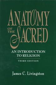 Cover of Anatomy of the Sacred by James C. Livingston