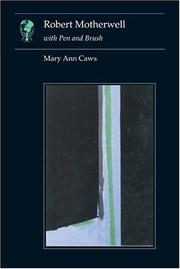 Front cover of Robert Motherwell by Mary Ann Caws