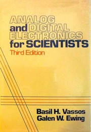 Cover of Analog and digital electronics for scientists by Basil H. Vassos
