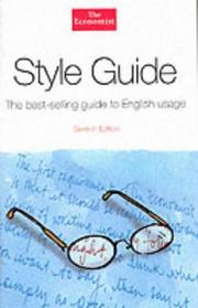 Front cover of The Economist Style Guide by Economist Publications