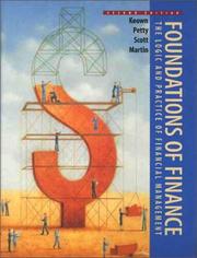 Cover of Foundations of finance by Arthur J. Keown