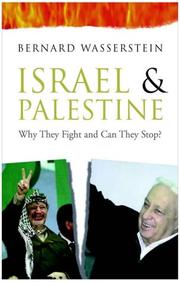 Front cover of Israel and Palestine by Bernard Wasserstein