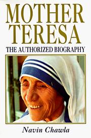 Front cover of Mother Teresa by Navin Chawla