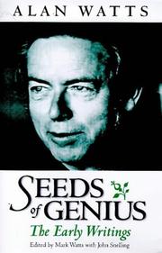 Front cover of Seeds of genius by Alan Watts