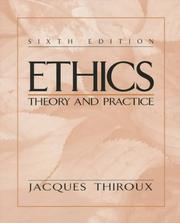 Cover of Ethics by Jacques Thiroux