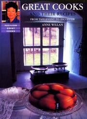 Front cover of Great cooks and their recipes by Willan, Anne.