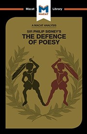 Front cover of Philip Sidney's Defence of Poesy by Liam Haydon