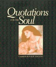 Cover of Quotations for the soul by Rosalie Maggio