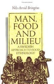 Front cover of Man, food and milieu by Nils Arvid Bringéus