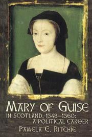 Front cover of Mary of Guise in Scotland, 1548-1560 by Pamela E. Ritchie