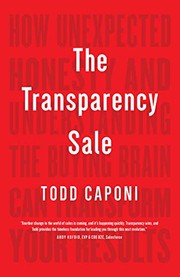 Front cover of The Transparency Sale by Todd Caponi