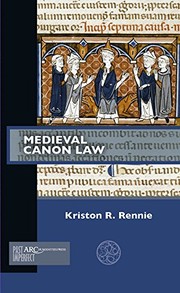 Front cover of Medieval Canon Law by Kriston R. Rennie