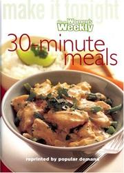 Front cover of Thirty Minute Meals by Mary Coleman
