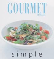 Front cover of Gourmet Simple (Australian Gourmet Traveller) by Susan Tomnay