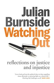 Cover of Watching Out by Julian Burnside