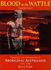 Cover of Blood on the wattle by Bruce Elder