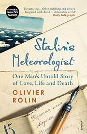 Cover of Stalin's meteorologist by Olivier Rolin