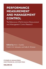 Cover of Performance Measurement and Management Control by Marc J. Epstein
