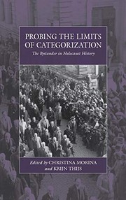 Front cover of Probing the Limits of Categorization by Christina Morina