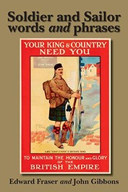 Front cover of Soldier and sailor words and phrases by Edward Fraser