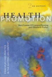 Front cover of Health promotion by Mary Louise O'Connor-Fleming