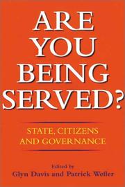 Cover of Are You Being Served? by Glyn Davis