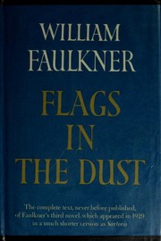 Cover of Flags in the Dust by William Faukner