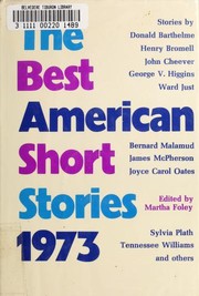 Cover of The Best American Short Stories 1973 by Martha Foley