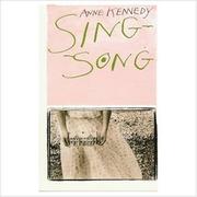 Cover of Sing-song by Anne Kennedy