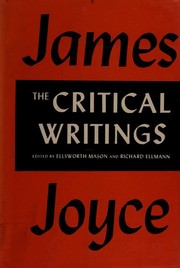 Front cover of The critical writings of James Joyce by James Joyce